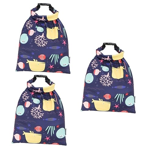 POPETPOP 3 Stücke Tasche Große Kapazität Snack Lagerung Für Hund Und Katze Tragbare Einfache Design Dunkel von POPETPOP