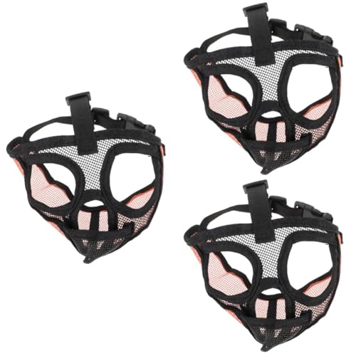 POPETPOP 3St Anti-Bell-Maske Kleiner Maulkorb für Hunde für Hunde Maulkorb für draußen Masken Haustier Schnauze atmungsaktiver Maulkorb Hundekopf Gesichtsmaske Kurze Nase PVC POPETPOP 3St Anti-Bell-Maske Kleiner Maulkorb für Hunde für Hunde Maulkorb für draußen Masken Haustier Schnauze atmungsaktiver Maulkorb Hundekopf Gesichtsmaske Kurze Nase PVC von POPETPOP
