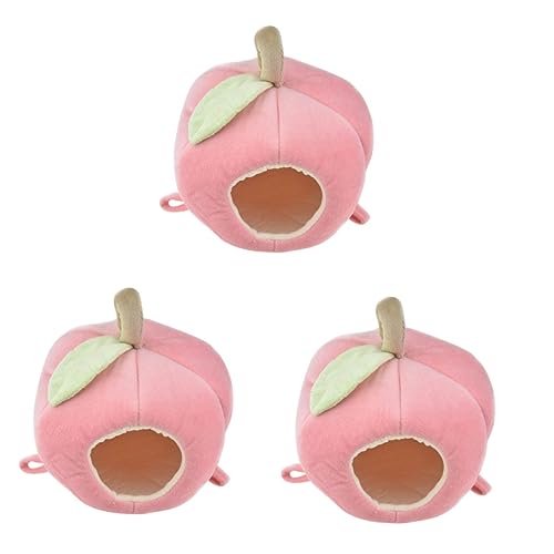 POPETPOP 3st Apfelnest Kleines Haustiernest Apfelförmiges Nest Obst Meerschweinchen POPETPOP 3st Apfelnest Kleines Haustiernest Apfelförmiges Nest Obst Meerschweinchen von POPETPOP