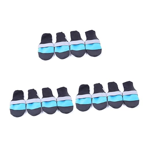 POPETPOP 3 Stück Paar Hundeschuhe Hunde Katzen Petp Stiefel wasserdichte Hundestiefel Haustier Hund Katze POPETPOP 3 Stück Paar Hundeschuhe Hunde Katzen Petp Stiefel wasserdichte Hundestiefel Haustier Hund Katze von POPETPOP