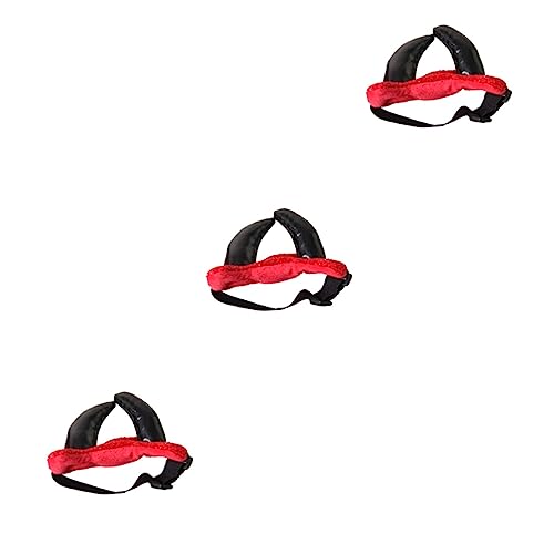 POPETPOP 3st Cosplay-hüte Welpenmütze Teuflischer Eierbehälter Milchspender Für Welpen Meerschweinchen-Gymnastikball Crested Gecko Futternapf Kamm Zum Sumpf Zierhüte Hut Schmücken Haustier POPETPOP 3st Cosplay-hüte Welpenmütze Teuflischer Eierbehälter Milchspender Für Welpen Meerschweinchen-Gymnastikball Crested Gecko Futternapf Kamm Zum Sumpf Zierhüte Hut Schmücken Haustier von POPETPOP