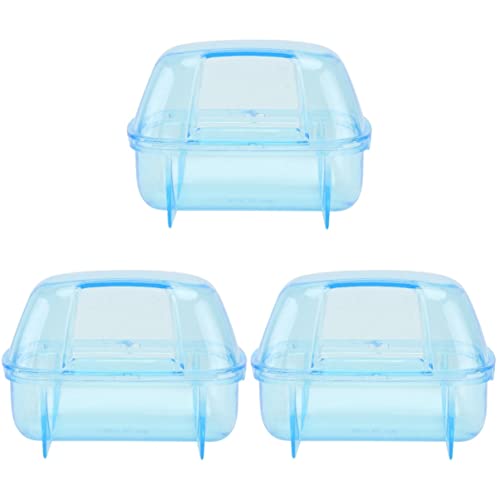 POPETPOP 3 Stück Hamster Badehaus Stilvolles Haustierprodukt Töpfchen Haustierbadewanne Attraktives Design von POPETPOP
