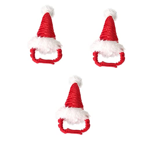 POPETPOP 3 Stücke Geburtstag Kleine Kaninchen Party Weihnachten Santa Pflege Rennmaus Für Kopf Welpen Urlaub Zubehör Claus Kappe Kleidung Weihnachten Zeichnen Chinchilla POPETPOP 3 Stücke Geburtstag Kleine Kaninchen Party Weihnachten Santa Pflege Rennmaus Für Kopf Welpen Urlaub Zubehör Claus Kappe Kleidung Weihnachten Zeichnen Chinchilla von POPETPOP