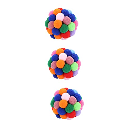POPETPOP 3st Hundeübung Katze Bommel Crinkle-Spielzeug Für Katzen Plüschkatze Interaktives Spielzeug Katzenspielzeug Crinkle-Ball Für Katzen Kätzchen Glockenkugeln Katzen-Teaser Haustier POPETPOP 3st Hundeübung Katze Bommel Crinkle-Spielzeug Für Katzen Plüschkatze Interaktives Spielzeug Katzenspielzeug Crinkle-Ball Für Katzen Kätzchen Glockenkugeln Katzen-Teaser Haustier von POPETPOP