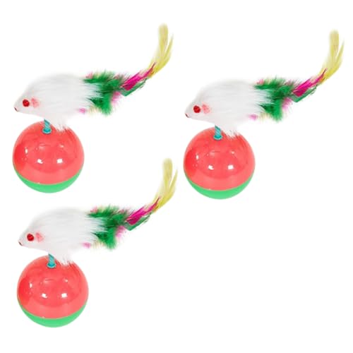 POPETPOP 3 Stücke Katzenspielzeug Katzenrad Katzenhöhle Katzentunnel Bewegungsspielzeug Interaktives für Katzen Interactive cat Toy Indoor-Kätzchen Katze spielt Ball Plastik POPETPOP 3 Stücke Katzenspielzeug Katzenrad Katzenhöhle Katzentunnel Bewegungsspielzeug Interaktives für Katzen Interactive cat Toy Indoor-Kätzchen Katze spielt Ball Plastik von POPETPOP