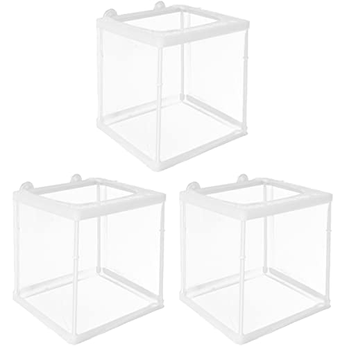 POPETPOP 3 Stücke für Fry Tank Separator Multi-Garnelen Multifunktionsisolierung Aquarium Baby Xcm Mesh Schlüpfen Brüterei Net Atmungsaktive Tasse Guppy Sauglebensraum Funktion Tank von POPETPOP