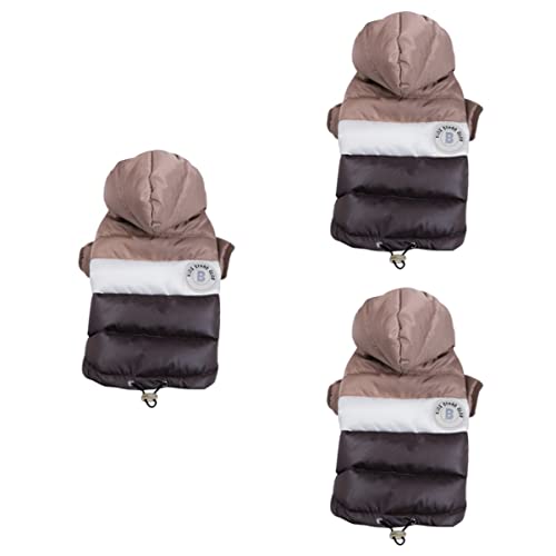 POPETPOP 3 STK Haustier-Baumwollkleidung Hundemantel Für Kaltes Wetter Outfits Für Hunde Wintermäntel Für Welpen Hund Gemütliche Kleidung Winterhund Kätzchen Baumwolle Chihuahua POPETPOP 3 STK Haustier-Baumwollkleidung Hundemantel Für Kaltes Wetter Outfits Für Hunde Wintermäntel Für Welpen Hund Gemütliche Kleidung Winterhund Kätzchen Baumwolle Chihuahua von POPETPOP