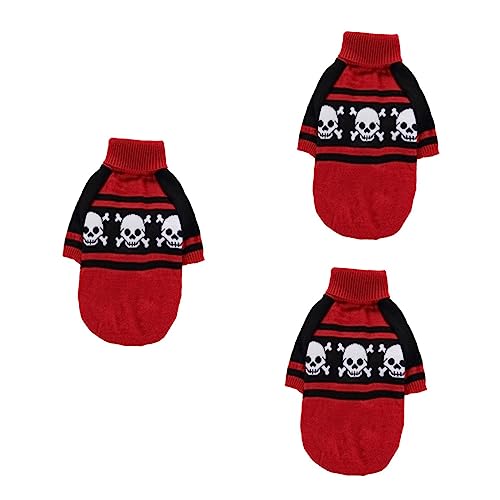 POPETPOP 3st Kleidung Für Haustiere Halloween-Haustier-Cosplay-Outfit Requisite Für Hundefotografie Hunde-Overalls Hundeschädel Kostüm Hündchen-Pyjama Hund-Strampler Acryl Weste Absicherung POPETPOP 3st Kleidung Für Haustiere Halloween-Haustier-Cosplay-Outfit Requisite Für Hundefotografie Hunde-Overalls Hundeschädel Kostüm Hündchen-Pyjama Hund-Strampler Acryl Weste Absicherung von POPETPOP