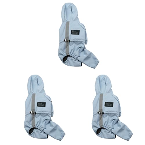 POPETPOP 3 STK Regenmantel Für Haustiere Regenjacke Für Welpen Regenbekleidung Für Haustiere Gesamt Regenschauer Welpen-Regen-Hoodie Hundemantel Psm Jackenstoff Kleiner Hund POPETPOP 3 STK Regenmantel Für Haustiere Regenjacke Für Welpen Regenbekleidung Für Haustiere Gesamt Regenschauer Welpen-Regen-Hoodie Hundemantel Psm Jackenstoff Kleiner Hund von POPETPOP