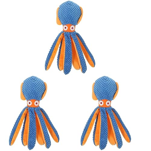 POPETPOP 3 Stücke Plüsch Molaren Quietschende Spielzeug Niedlichen Oktopus Spielzeug Für Welpen Hunde Mittelgroße Hunde POPETPOP 3 Stücke Plüsch Molaren Quietschende Spielzeug Niedlichen Oktopus Spielzeug Für Welpen Hunde Mittelgroße Hunde von POPETPOP