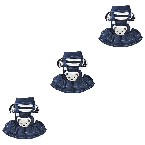 POPETPOP 3st Welpenkleid Für Mädchen Hund Haustier Schrank Winterkleid Für Kleine Haustiere Mädchenkleidung Welpenkleider Für Mädchen Haustier-Jeans-Overalls Kleidung Rock Klassisch POPETPOP 3st Welpenkleid Für Mädchen Hund Haustier Schrank Winterkleid Für Kleine Haustiere Mädchenkleidung Welpenkleider Für Mädchen Haustier-Jeans-Overalls Kleidung Rock Klassisch von POPETPOP