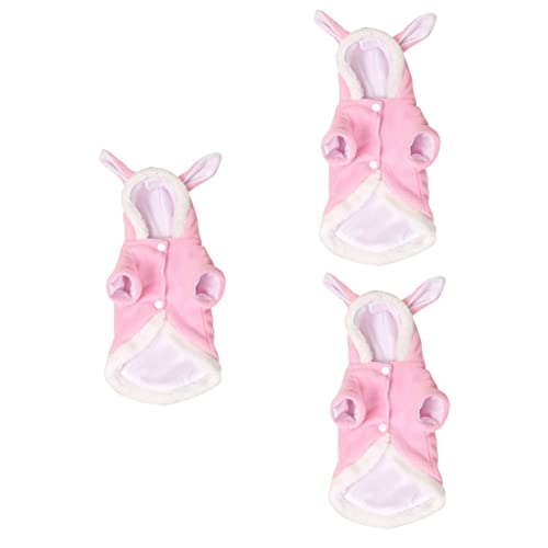 POPETPOP 3st Haustier-Hoodie Weihnachtskostüm Weihnachtsfeier Hundekostüm Süßes Kleines Tierkostüm Haustier Weihnachten Kaninchen Cosplay Kostüm Süßes Hasenkleid Kleidung von POPETPOP