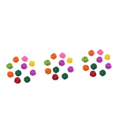 POPETPOP 30 STK Kugeln Vasenfüller Vogelspielzeug Aus Rattan Weide Kauspielzeug Für Vögel Spielzeug Kleine Rattankugeln Conure-Spielzeug Sackleinen Vogelkäfig Haustier Bambus POPETPOP 30 STK Kugeln Vasenfüller Vogelspielzeug Aus Rattan Weide Kauspielzeug Für Vögel Spielzeug Kleine Rattankugeln Conure-Spielzeug Sackleinen Vogelkäfig Haustier Bambus von POPETPOP