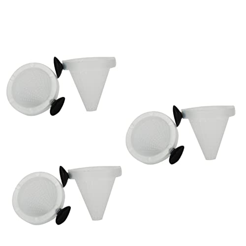 POPETPOP 3 Sets -Feeder Für Aquarium Roter Kunststoff-Fisch-Feeder-Becher Lebendfutter-Feeder-Werkzeug Für Aquarium 10 Stück * 3 von POPETPOP