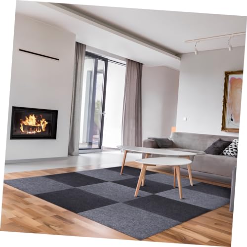 POPETPOP Verschleißfeste Und Nicht Haftende Teppichfliesen Quadratisch 30 cm Selbstklebende Fußmatten Büro Zuhause Keller POPETPOP Verschleißfeste Und Nicht Haftende Teppichfliesen Quadratisch 30 cm Selbstklebende Fußmatten Büro Zuhause Keller von POPETPOP