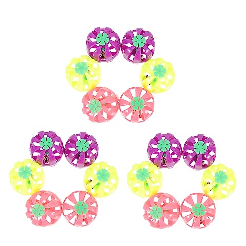 POPETPOP 36 STK Katzenspielzeug Glocke Haustier Neckendes Spielzeug Katzenbälle Mit Glöckchen Jingle Katzenspielzeug Katzen-Teaser Katze Jagen Spielzeug Jingleball Kätzchen Plastik POPETPOP 36 STK Katzenspielzeug Glocke Haustier Neckendes Spielzeug Katzenbälle Mit Glöckchen Jingle Katzenspielzeug Katzen-Teaser Katze Jagen Spielzeug Jingleball Kätzchen Plastik von POPETPOP