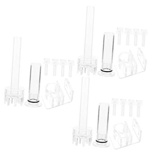 POPETPOP 3 Sets Fisch Tank Werkzeuge Acryl Wasser Schlauch Clip Clamp Aquarium Schlauch Fixierung von POPETPOP