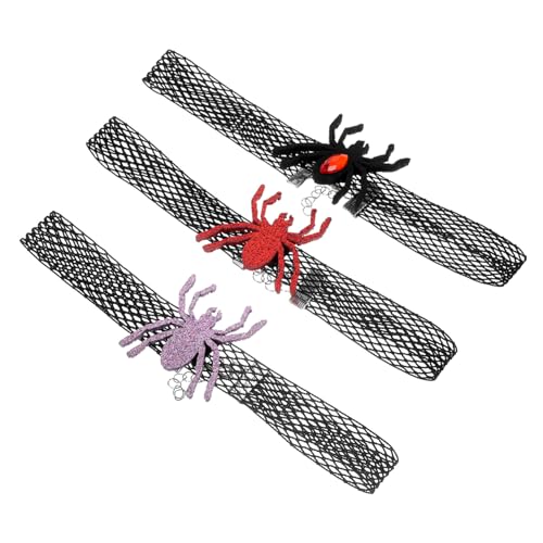 POPETPOP Katzenhalsband Halloween 3-teilig Spinnendesign Abreiß für Katzen für Katzen Feiertags-katzenhalsband Modisch für Haustiere POPETPOP Katzenhalsband Halloween 3-teilig Spinnendesign Abreiß für Katzen für Katzen Feiertags-katzenhalsband Modisch für Haustiere von POPETPOP