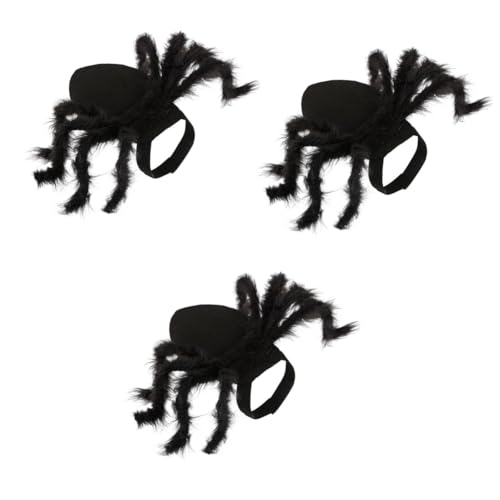 POPETPOP 3-teiliges Haustier-partykostüm Hundekleidung Kreatives Spinnen-plüsch-Halloween-Outfit Für Welpen Kätzchen Und Katzen Größe S Für Outdoor-aktivitäten POPETPOP 3-teiliges Haustier-partykostüm Hundekleidung Kreatives Spinnen-plüsch-Halloween-Outfit Für Welpen Kätzchen Und Katzen Größe S Für Outdoor-aktivitäten von POPETPOP