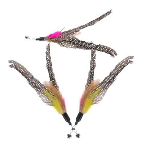 POPETPOP 3stücke Katzenangel Ersatzfedern Für Interaktives Katzenspielzeug Plume Köpfe Für Katzenminze-Sticks Fördert Spiel Und Bewegung Für Gesunde Katzen POPETPOP 3stücke Katzenangel Ersatzfedern Für Interaktives Katzenspielzeug Plume Köpfe Für Katzenminze-Sticks Fördert Spiel Und Bewegung Für Gesunde Katzen von POPETPOP