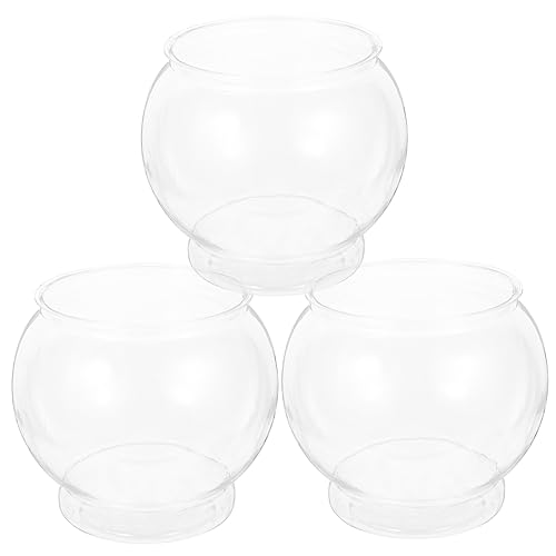 POPETPOP 3St Goldfischglas bürodeko aquarien Tischfischbecken Fish Bowl Aquarium Container behälter waschtischarmatur Antifalling-Fischtank Mikro-Landschaftsvase das Haustier Transparent POPETPOP 3St Goldfischglas bürodeko aquarien Tischfischbecken Fish Bowl Aquarium Container behälter waschtischarmatur Antifalling-Fischtank Mikro-Landschaftsvase das Haustier Transparent von POPETPOP