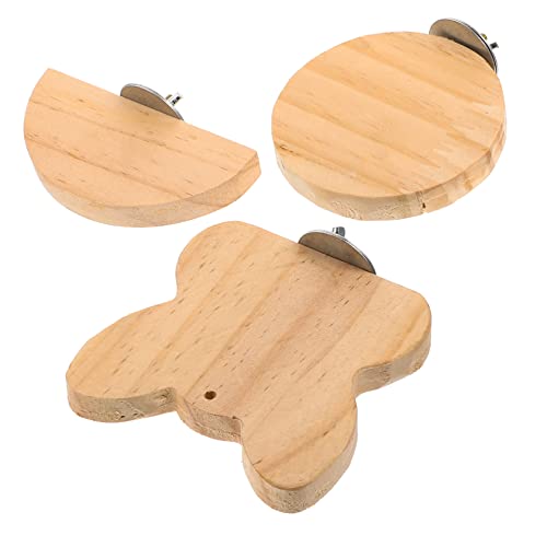 POPETPOP Entzückendes Hamster-plattform-Set 3-teilig Holzplattformen Für Meerschweinchen Papageien Kleintiere Dekoratives Spielzeug Für Zuhause POPETPOP Entzückendes Hamster-plattform-Set 3-teilig Holzplattformen Für Meerschweinchen Papageien Kleintiere Dekoratives Spielzeug Für Zuhause von POPETPOP