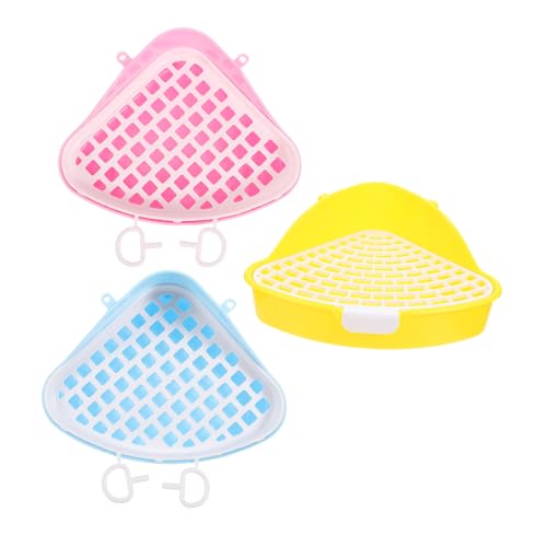 POPETPOP Haustier-toilettentrainingshilfe 3 Töpfchen für Kleintiere Ecktoilette Innentöpfchen für Haustiere für Katzen und Hunde POPETPOP Haustier-toilettentrainingshilfe 3 Töpfchen für Kleintiere Ecktoilette Innentöpfchen für Haustiere für Katzen und Hunde von POPETPOP