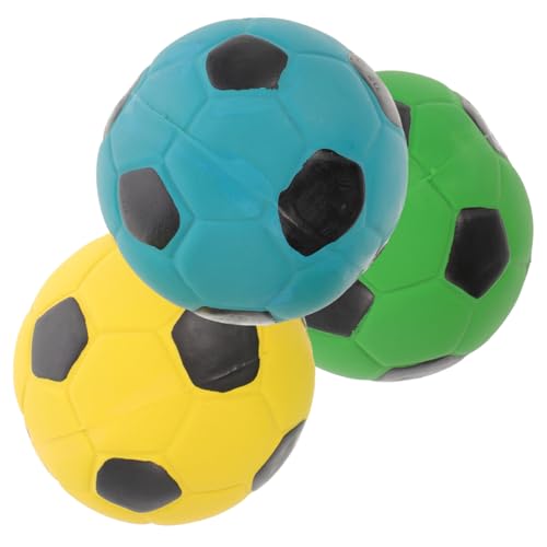 POPETPOP Kauspielzeug Für Hunde Aus Latex Puzzle Für Die Backenzähne Von Haustieren Interaktives Trainingsspielzeug Kleiner Fußball Für Welpen Zufällige Farbe von POPETPOP