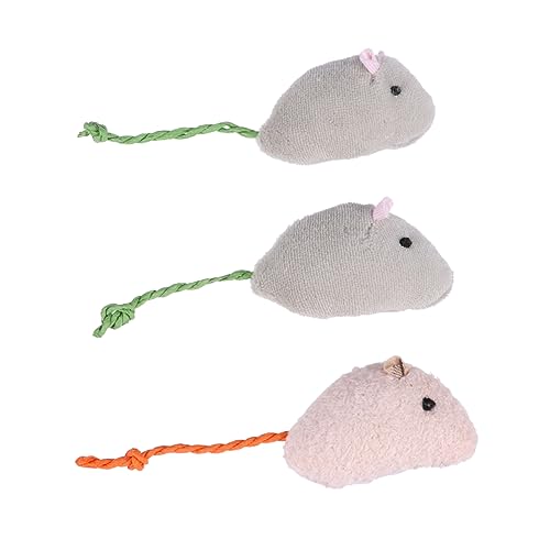 POPETPOP 3St Simulation Plüschmaus interaktives katzentoiletten katzenbetten cat Toy Automatisches Katzenspielzeug Kätzchen Katzenspielzeug für Haustiere POPETPOP 3St Simulation Plüschmaus interaktives katzentoiletten katzenbetten cat Toy Automatisches Katzenspielzeug Kätzchen Katzenspielzeug für Haustiere von POPETPOP