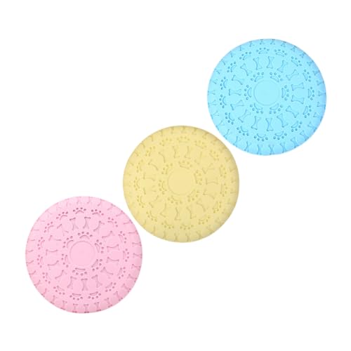 POPETPOP Hunde-disc-Spielzeug-Set 3-teilig Interaktives Haustier-Spielzeug Lustige Welpen-disc Hundetrainingsspielzeug Hundespielzeug POPETPOP Hunde-disc-Spielzeug-Set 3-teilig Interaktives Haustier-Spielzeug Lustige Welpen-disc Hundetrainingsspielzeug Hundespielzeug von POPETPOP