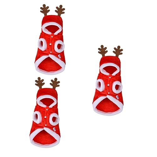 POPETPOP 3St Hundekleidung Ersatz für die Hundehütte Weihnachtskostüme weihnachtsmann kostü Weihnachtsmann-Kostü Hund Weihnachtstuch Haustier-Partykostü Kleiner Hund einstellen Pullover POPETPOP 3St Hundekleidung Ersatz für die Hundehütte Weihnachtskostüme weihnachtsmann kostü Weihnachtsmann-Kostü Hund Weihnachtstuch Haustier-Partykostü Kleiner Hund einstellen Pullover von POPETPOP