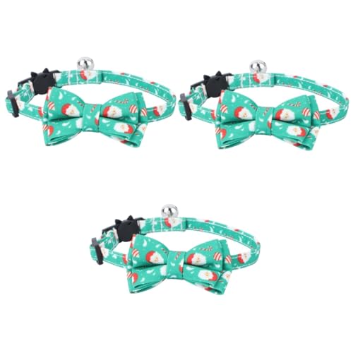 POPETPOP 3-teiliges Weihnachtshalsband Für Haustiere Mit Glöckchen Und Schleife Verstellbares Halsband Für Bis Große Haustiere Leicht Zu Tragen POPETPOP 3-teiliges Weihnachtshalsband Für Haustiere Mit Glöckchen Und Schleife Verstellbares Halsband Für Bis Große Haustiere Leicht Zu Tragen von POPETPOP