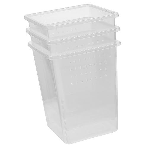 POPETPOP 3Stücke Transparente Fütterungsboxen Für Reptilien Und Insekten Kleine Aufzucht Für Spinnen Und Schnecken Für Tierpflege Und Fütterung von POPETPOP