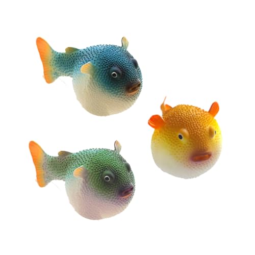 POPETPOP Künstliche Silikon Puffer Fisch Tank Ornament Set Realistische Aquatische Für Aquarien POPETPOP Künstliche Silikon Puffer Fisch Tank Ornament Set Realistische Aquatische Für Aquarien von POPETPOP