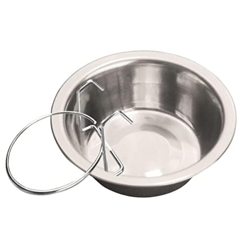 POPETPOP Kennel Cup Tierfutter- Und Wassernapf 3 Stück Edelstahl-hängenäpfe Für Hunde Katzen Vögel Einfach Zu Verwenden Und Zu Reinigen von POPETPOP
