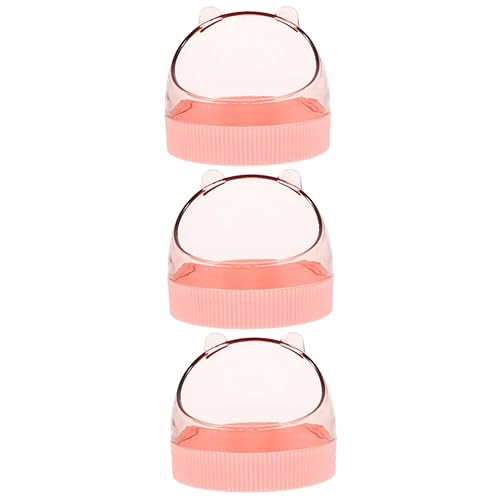 POPETPOP 3st Futternapf Für Kleintiere Igel Liefert Welpe Kleiner Tierfutternapf Meerschweinchen Futter Kleintierfutter Futternapf Für Ratten Hund Wassernapf Geschirr Acryl Hamster von POPETPOP