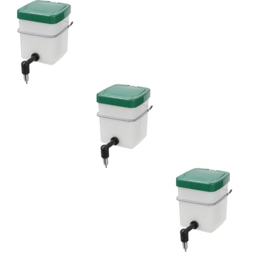 POPETPOP 3st Hängender Trinkbrunnen Trinkflaschen Wasserflasche PVC Automatisch von POPETPOP