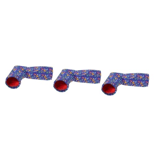 POPETPOP 3 Hamster-Tunnel-Nest Frettchen-Spielzeug Outdoor-Katzentunnel Hamster-Tunnel- Spielzeug Hamster-Spielröhren Hase Schlafhaus Hamster-Spielzeug Atmungsaktiv von POPETPOP
