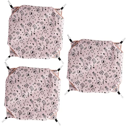POPETPOP 3st Haustier Hängematte Haustierhängematte Für Käfig Haustier-schaukel-hängematte Meerschweinchen-Tunnel Rattenversteck Meerschweinchen Zeug Kleines Haustier Wiege Kaninchen Plüsch POPETPOP 3st Haustier Hängematte Haustierhängematte Für Käfig Haustier-schaukel-hängematte Meerschweinchen-Tunnel Rattenversteck Meerschweinchen Zeug Kleines Haustier Wiege Kaninchen Plüsch von POPETPOP