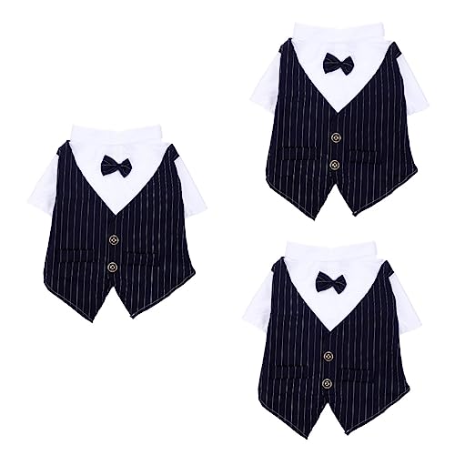 POPETPOP 3st Haustieranzug Formelle Haustierfliege Hochzeitskostüm Katze Halsband Für Hunde Zur Hochzeit Formeller Hundeanzug Verstellbarer Hundehalsband Hundehemd Passen Jacke Polyester POPETPOP 3st Haustieranzug Formelle Haustierfliege Hochzeitskostüm Katze Halsband Für Hunde Zur Hochzeit Formeller Hundeanzug Verstellbarer Hundehalsband Hundehemd Passen Jacke Polyester von POPETPOP