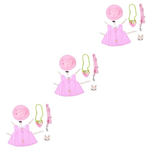 POPETPOP 3stücke Pet Bunny Kostümset Mit Leine Und Tragetasche Für Kleine Haustiere Niedliche Bekleidung Für Kaninchen Meerschweinchen Und Mehr Für Und Partys POPETPOP 3stücke Pet Bunny Kostümset Mit Leine Und Tragetasche Für Kleine Haustiere Niedliche Bekleidung Für Kaninchen Meerschweinchen Und Mehr Für Und Partys von POPETPOP