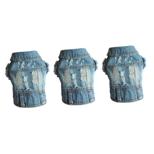 POPETPOP 3st Laufweste Denim-hundewesten Weste Für Hunde Jeansweste Haustier POPETPOP 3st Laufweste Denim-hundewesten Weste Für Hunde Jeansweste Haustier von POPETPOP
