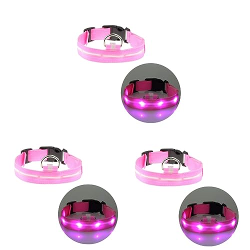 POPETPOP 3st Led-haustierhalsband Hundehalsband Blinkendes Haustierhalsband Beleuchteter Kragen Blitz Siebdruck POPETPOP 3st Led-haustierhalsband Hundehalsband Blinkendes Haustierhalsband Beleuchteter Kragen Blitz Siebdruck von POPETPOP
