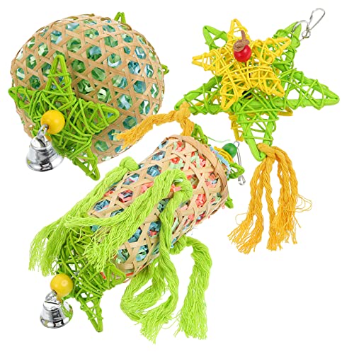 POPETPOP 3st Papagei Kauspielzeug Für Ratten Pfote Kauende Vögel Vogelschaukeln, Papageienspielzeug Bunte Papageienkauspielzeuge Vogel Papagei Rattenfutter Nymphensittiche Papier POPETPOP 3st Papagei Kauspielzeug Für Ratten Pfote Kauende Vögel Vogelschaukeln, Papageienspielzeug Bunte Papageienkauspielzeuge Vogel Papagei Rattenfutter Nymphensittiche Papier von POPETPOP