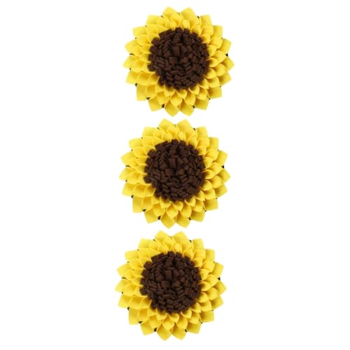 POPETPOP 3 Stücke Sonnenblumen Hund Matte Pet Dining Langsam Matte Hund Sniffle Matte Welpen Nahrungssuche Pad Pet Training Aid POPETPOP 3 Stücke Sonnenblumen Hund Matte Pet Dining Langsam Matte Hund Sniffle Matte Welpen Nahrungssuche Pad Pet Training Aid von POPETPOP