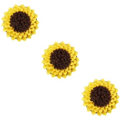POPETPOP 3st Pet Sniffing Pad Schnüffelmatte Für Haustiere Interaktives Spielzeug Für Hunde Welpe Frisst Langsam Matte Langsamfütterungsmatte Für Hunde Verstopfte Nase Filzstoff Sonnenblume POPETPOP 3st Pet Sniffing Pad Schnüffelmatte Für Haustiere Interaktives Spielzeug Für Hunde Welpe Frisst Langsam Matte Langsamfütterungsmatte Für Hunde Verstopfte Nase Filzstoff Sonnenblume von POPETPOP