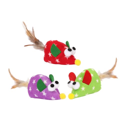 POPETPOP 3st Plüsch Spielzeug Ausgestopftes Katzenspielzeug Plüschtier Spielzeug Zum Fangen Von Katzen Kauspielzeug Für Welpen Snacks Für Katzen Katzenminze Künstliche Feder POPETPOP 3st Plüsch Spielzeug Ausgestopftes Katzenspielzeug Plüschtier Spielzeug Zum Fangen Von Katzen Kauspielzeug Für Welpen Snacks Für Katzen Katzenminze Künstliche Feder von POPETPOP