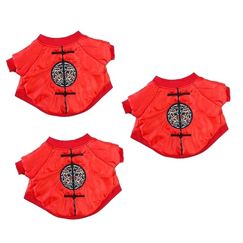 POPETPOP 3st Tang-Anzug Für Kleine Hunde Hunde-neujahrs-Outfits Hunde-Overall Frühlingsfest Haustierbekleidung Cheongsam Mantel Hund Warme Jacke Haustier Katze Haustier Hund Baumwolle POPETPOP 3st Tang-Anzug Für Kleine Hunde Hunde-neujahrs-Outfits Hunde-Overall Frühlingsfest Haustierbekleidung Cheongsam Mantel Hund Warme Jacke Haustier Katze Haustier Hund Baumwolle von POPETPOP