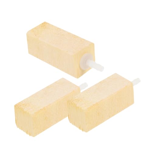 POPETPOP 3 Stücke Fisch Tank Blase Aquarium Stein Diffusor Skimmer Blase Holz Nano Stein Aquarium Luft Stein von POPETPOP