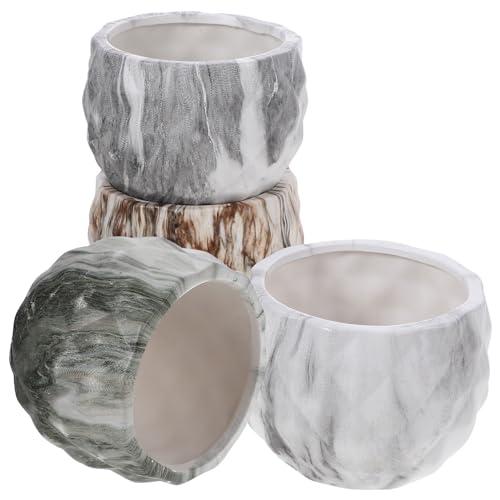 POPETPOP 4 Stück Anlage Girlande Pflanzen Saftige Töpfe Untertasse Großer Indoor-blumentopf Klein Einzigartig Künstlich Gefälscht Desktop-blumentopf Pflanztopf -töpfe Keramik POPETPOP 4 Stück Anlage Girlande Pflanzen Saftige Töpfe Untertasse Großer Indoor-blumentopf Klein Einzigartig Künstlich Gefälscht Desktop-blumentopf Pflanztopf -töpfe Keramik von POPETPOP